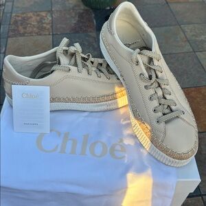 Chloe espadrille style sneakers